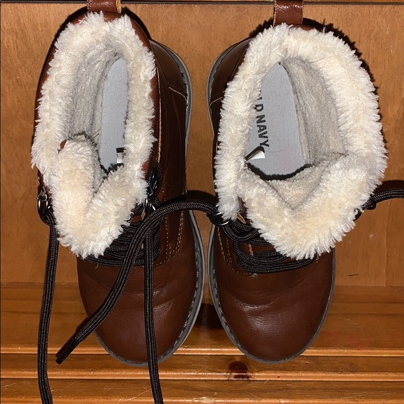 Old Navy Fur Line Boots - Picture 2 of 4